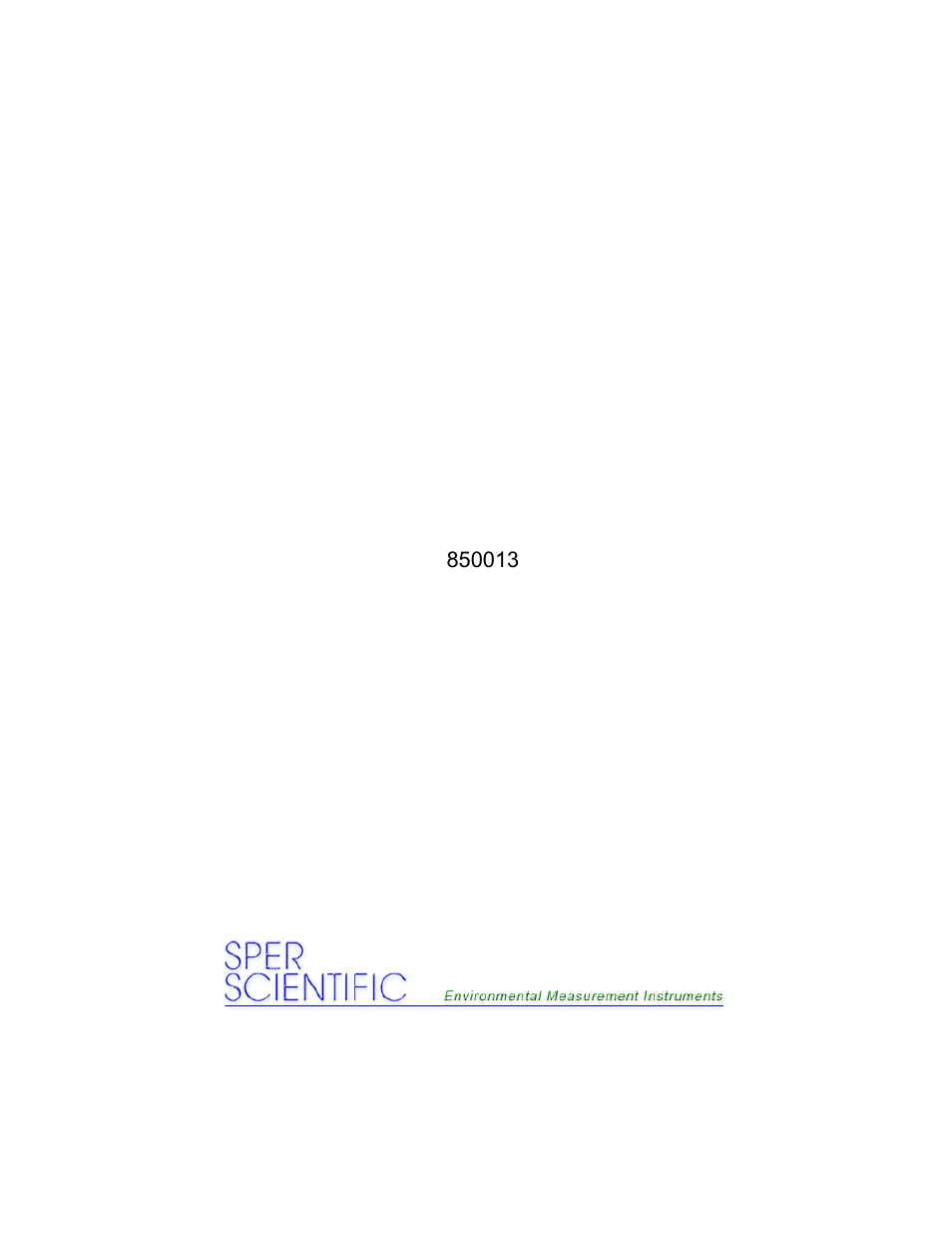 Sper Scientific 850013 Advanced Datalogging Sound Meter User Manual | 32 pages