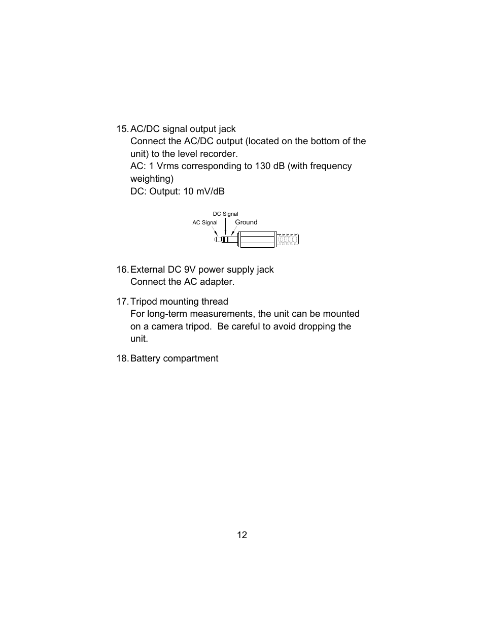 Keypad | Sper Scientific 850013 Advanced Datalogging Sound Meter User Manual | Page 12 / 32