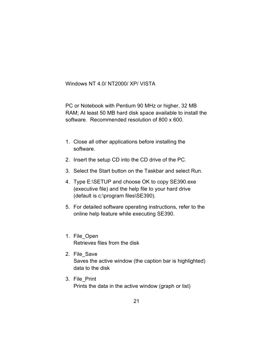 Sper Scientific 850013 Advanced Datalogging Sound Meter User Manual | Page 21 / 32