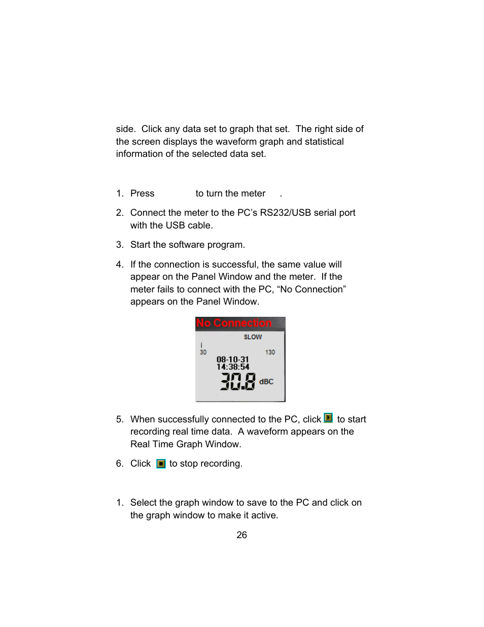 Sper Scientific 850013 Advanced Datalogging Sound Meter User Manual | Page 26 / 32