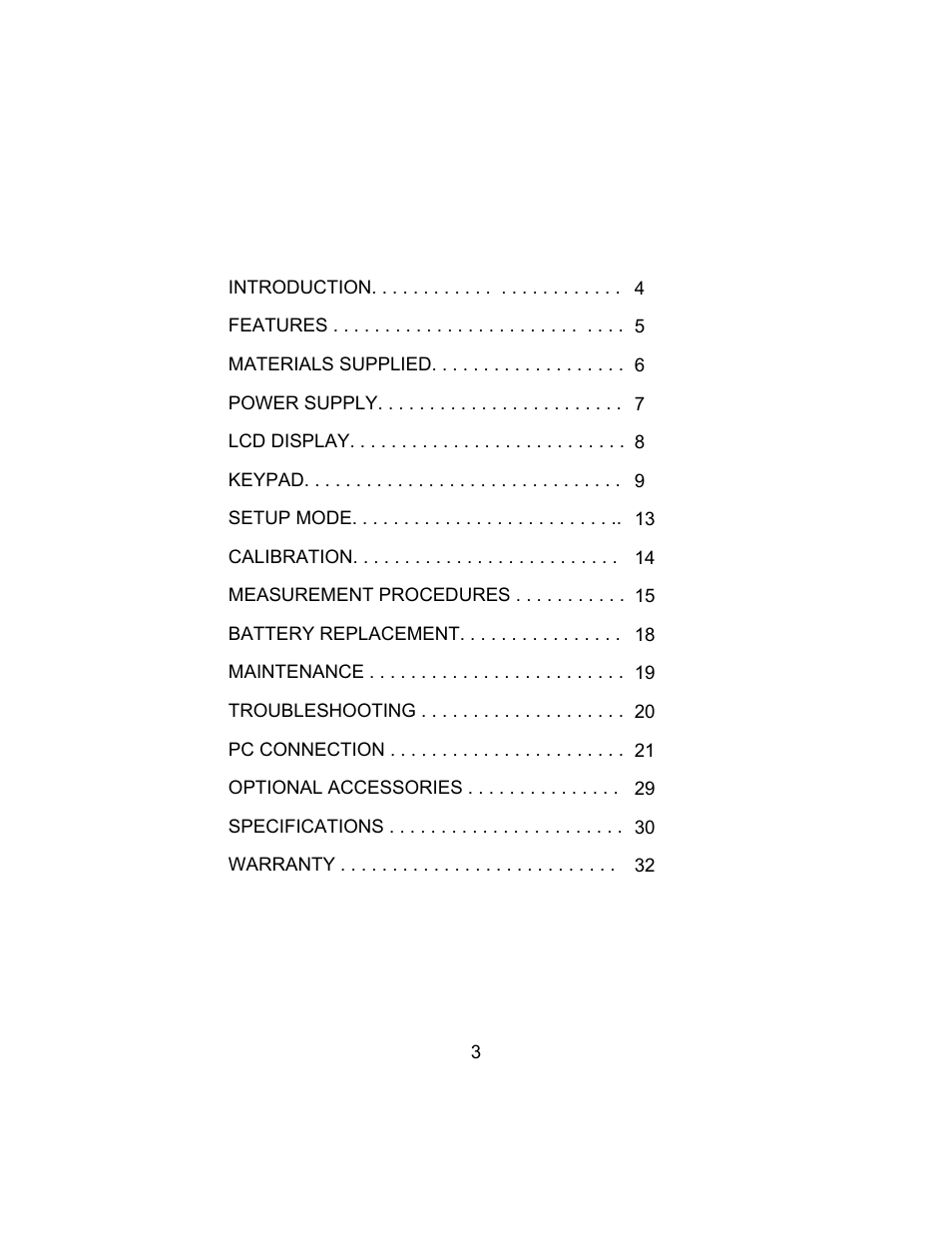 Sper Scientific 850013 Advanced Datalogging Sound Meter User Manual | Page 3 / 32