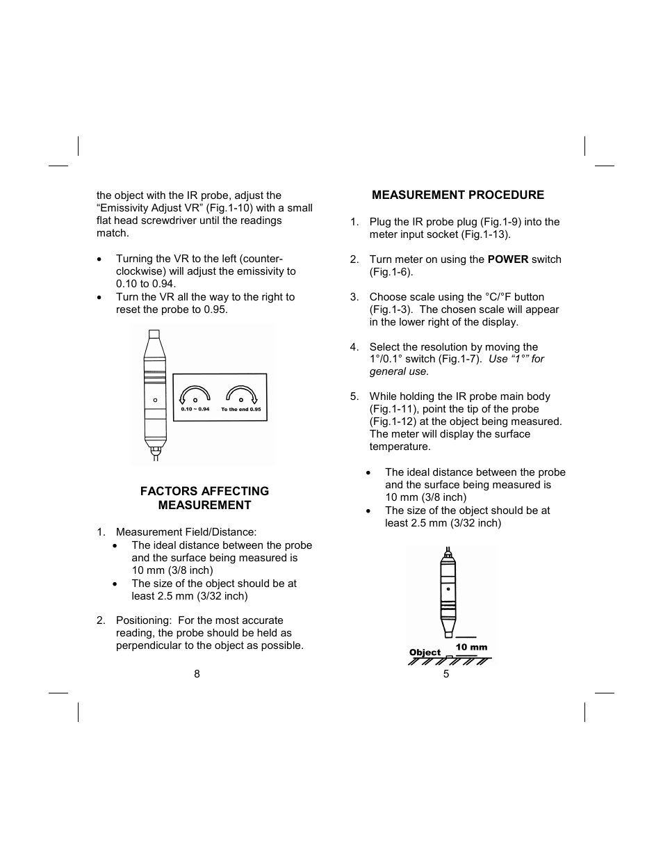 Sper Scientific 800002 Infrared IR Thermometer User Manual | Page 5 / 6