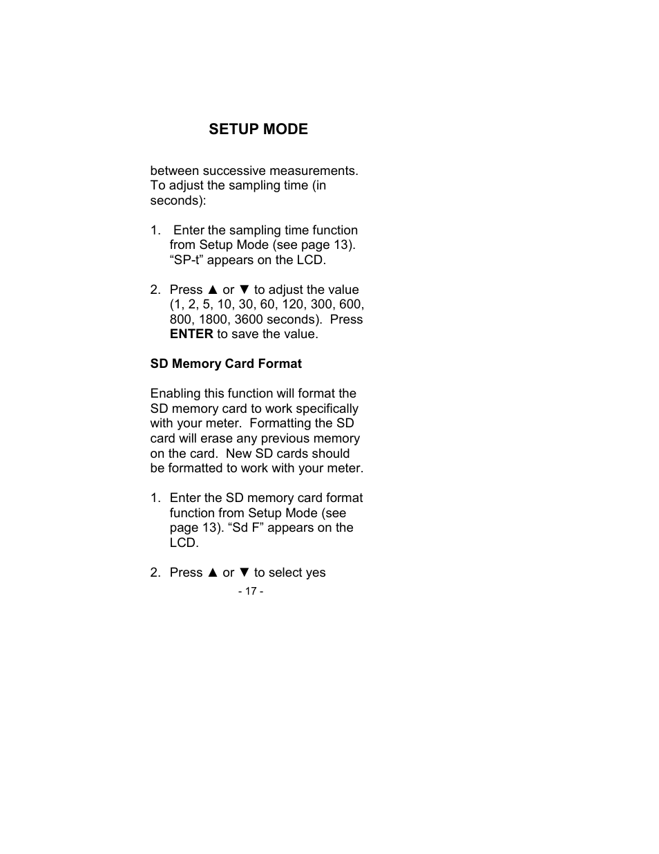 Sper Scientific 800021 RH/Temp SD Card Logger User Manual | Page 17 / 44