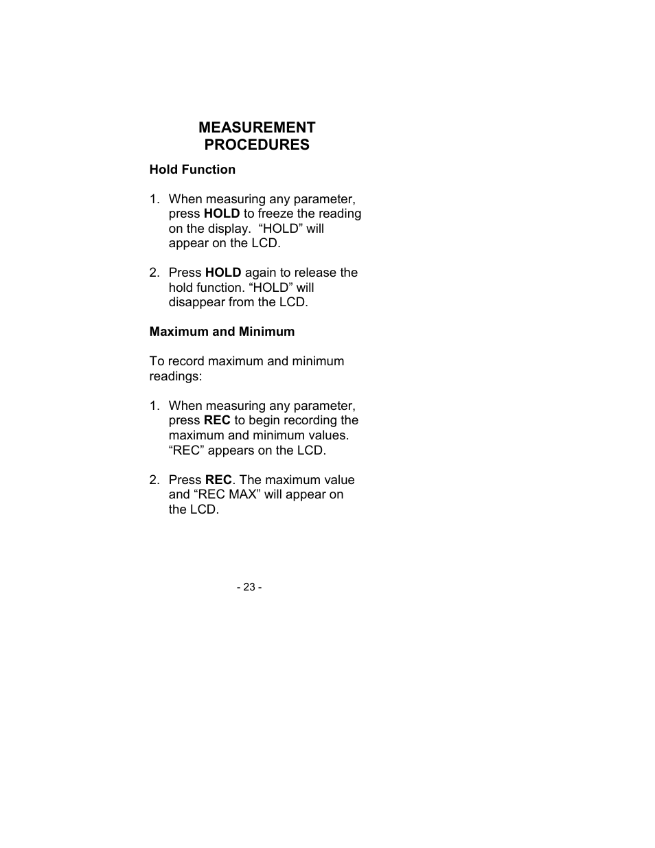 Sper Scientific 800021 RH/Temp SD Card Logger User Manual | Page 23 / 44