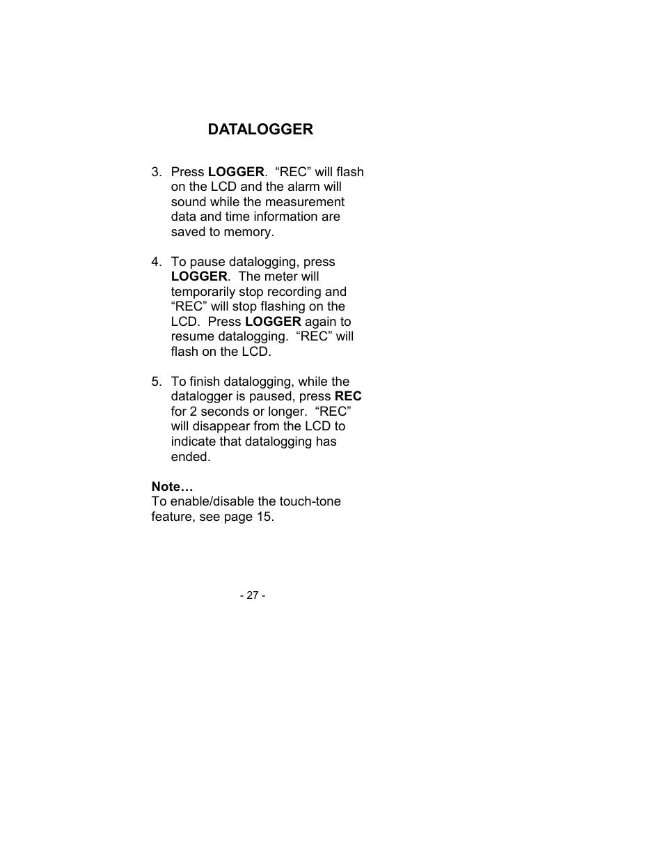 Sper Scientific 800021 RH/Temp SD Card Logger User Manual | Page 27 / 44