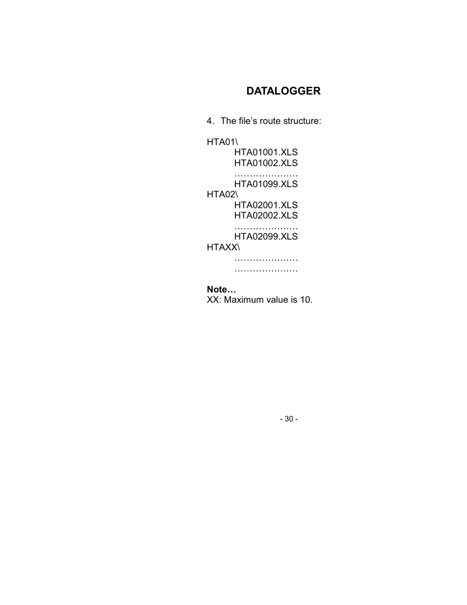 Sper Scientific 800021 RH/Temp SD Card Logger User Manual | Page 30 / 44