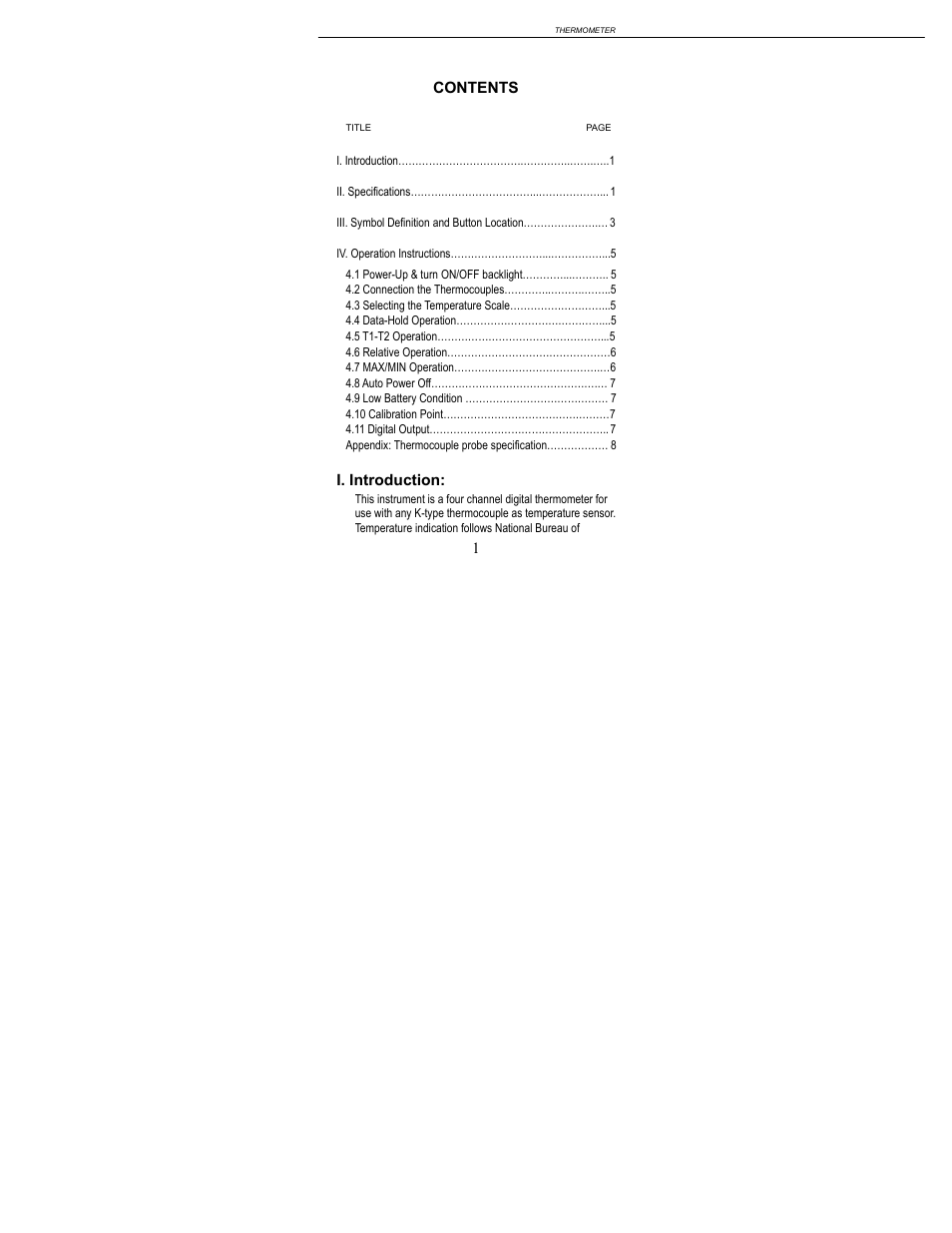 Sper Scientific 800023 Thermometer 4 Channel User Manual | Page 2 / 10