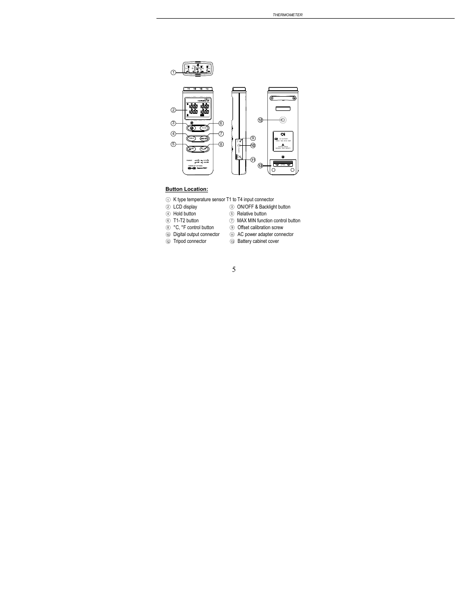 Sper Scientific 800023 Thermometer 4 Channel User Manual | Page 6 / 10