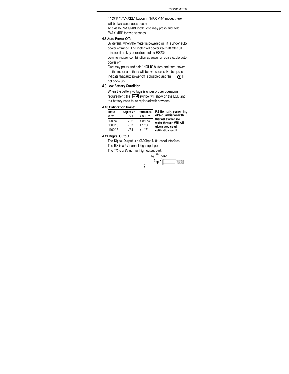 Sper Scientific 800023 Thermometer 4 Channel User Manual | Page 9 / 10