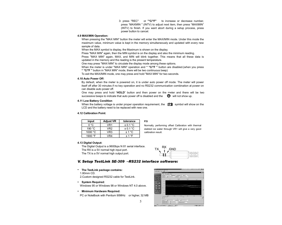 Sper Scientific 800024 Thermometer 4 Channel Datalogger User Manual | Page 6 / 7
