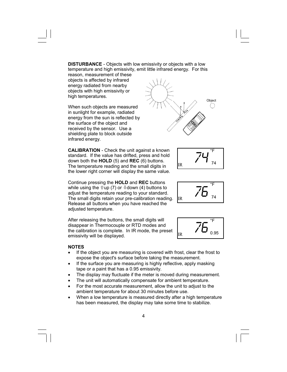 Sper Scientific 800043 Ultimate Thermometer User Manual | Page 4 / 8