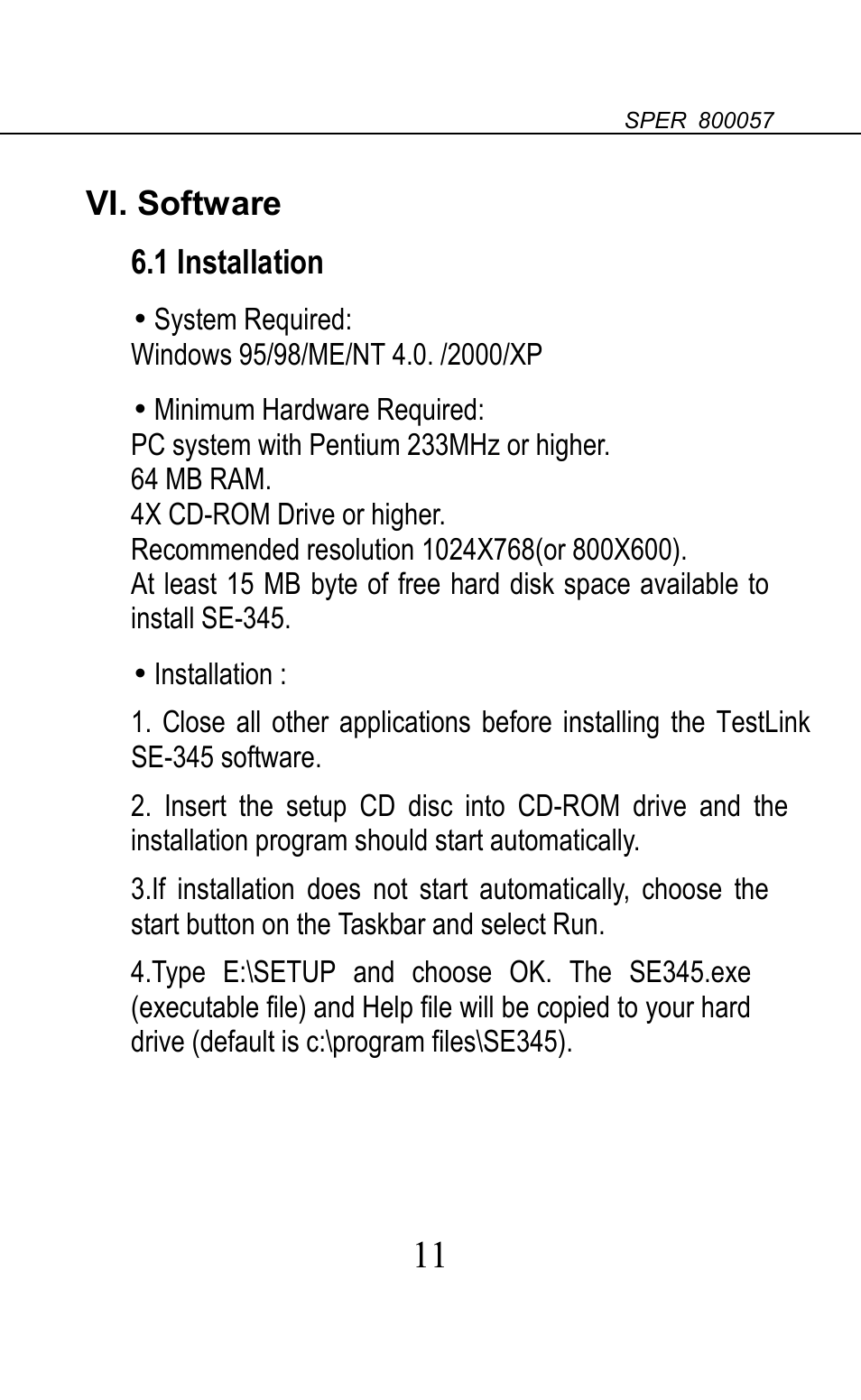 Sper Scientific 800057 Additional Sensor for Temperature Datalogger Set User Manual | Page 12 / 18