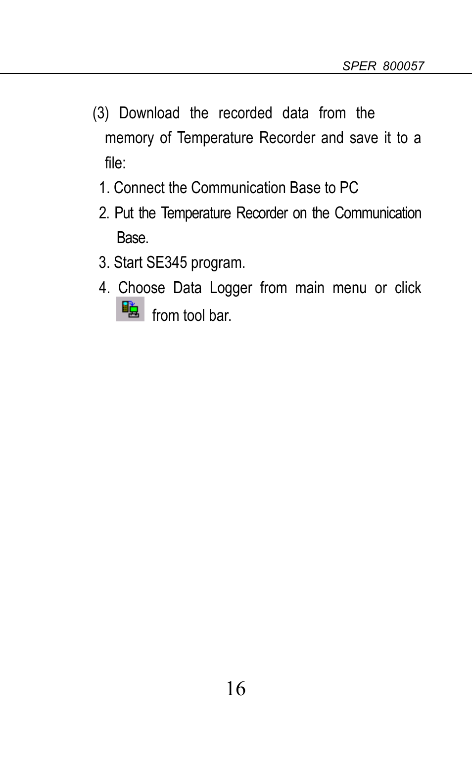 Sper Scientific 800057 Additional Sensor for Temperature Datalogger Set User Manual | Page 17 / 18