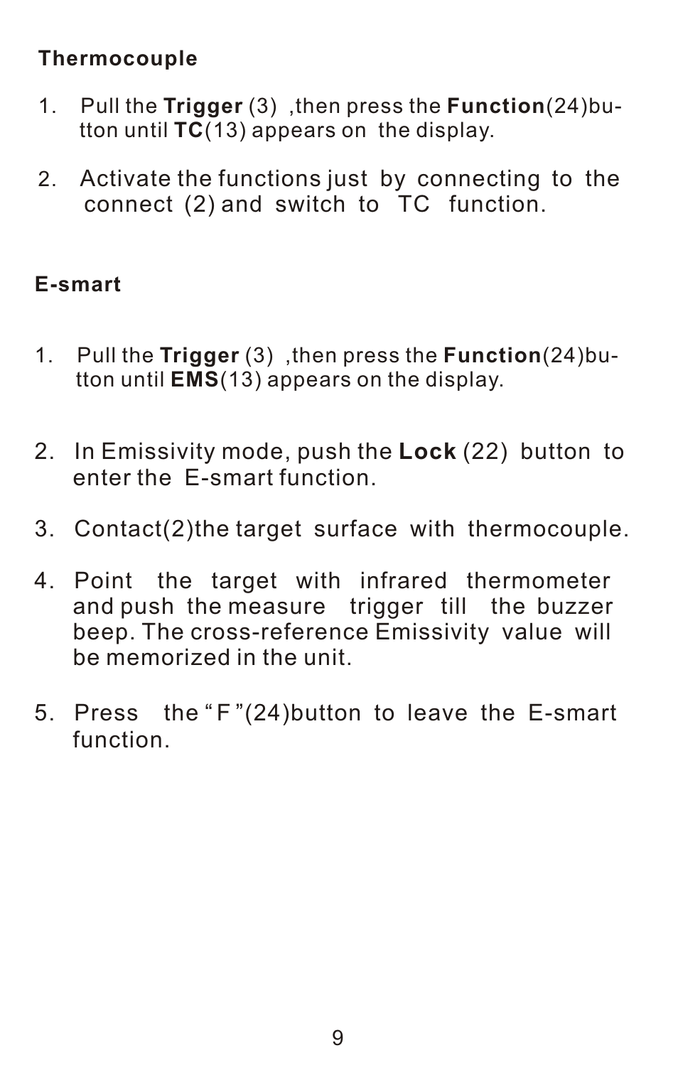 Sper Scientific 800106 Infrared IR Thermometer Gun 12:1 User Manual | Page 11 / 16