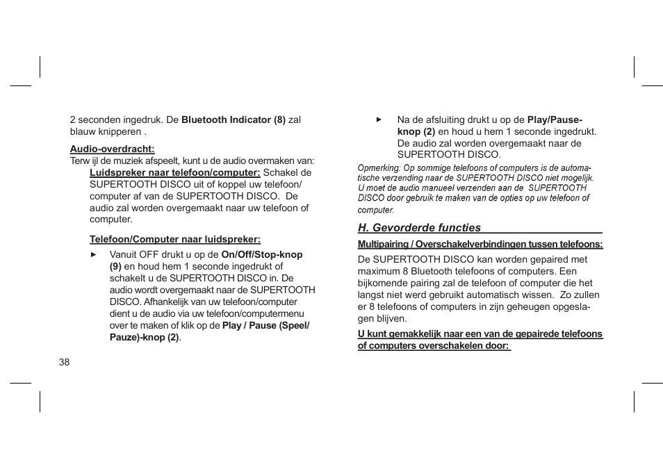 SUPERTOOTH DISCO User Manual | Page 50 / 62