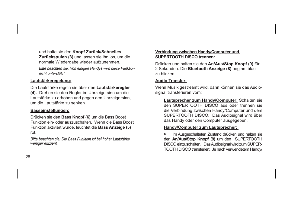 SUPERTOOTH DISCO User Manual | Page 8 / 62