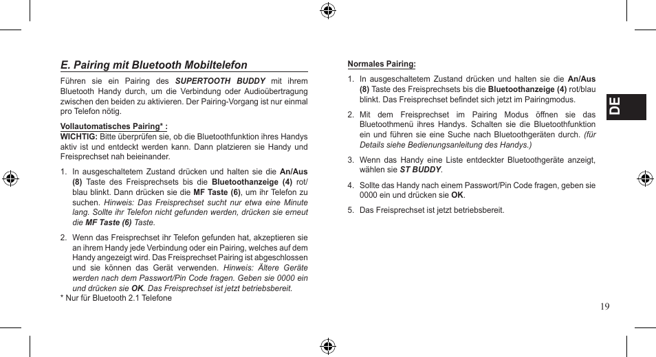 SUPERTOOTH BUDDY User Manual | Page 19 / 51