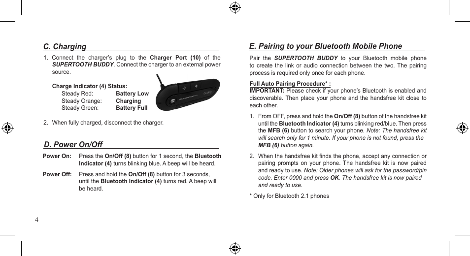 SUPERTOOTH BUDDY User Manual | Page 4 / 51