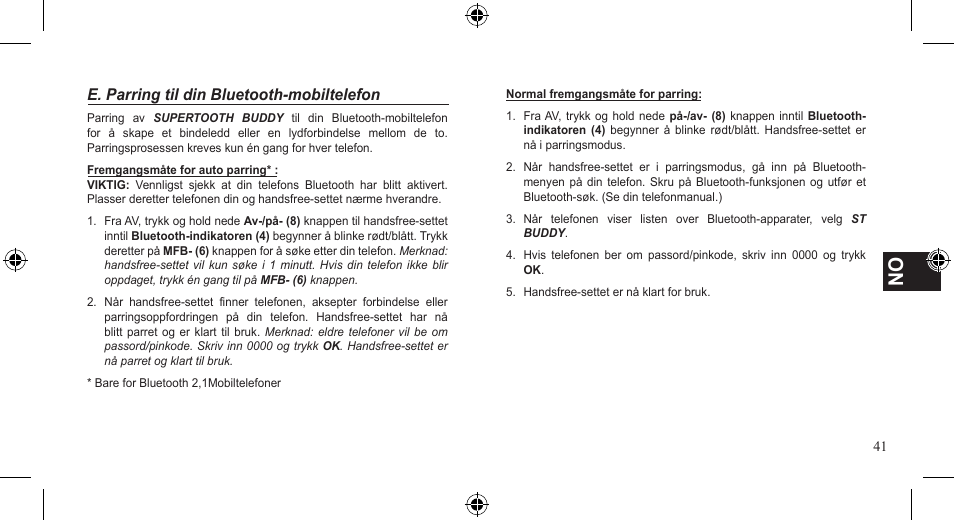 SUPERTOOTH BUDDY User Manual | Page 41 / 51