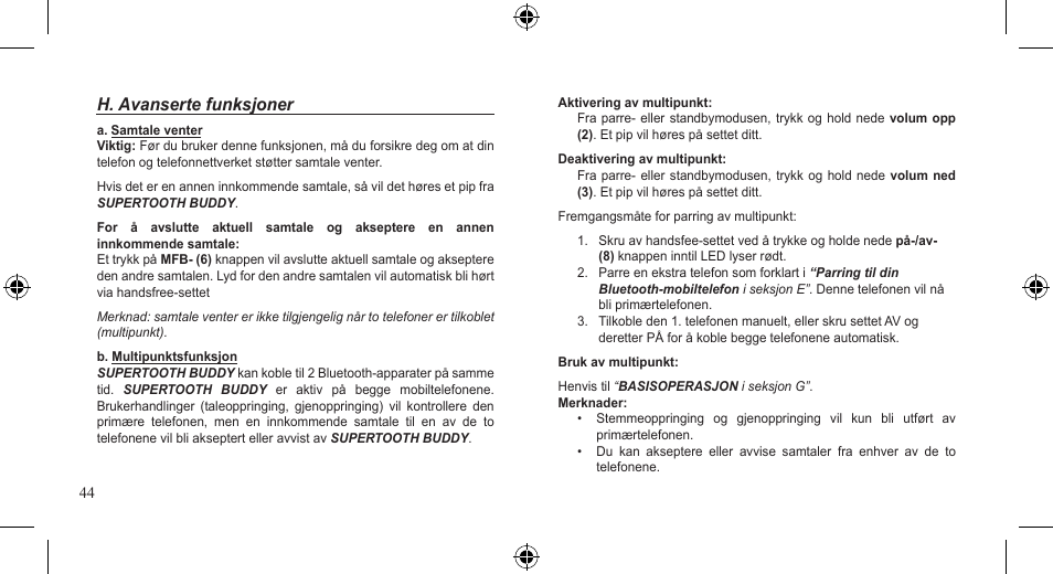 SUPERTOOTH BUDDY User Manual | Page 44 / 51