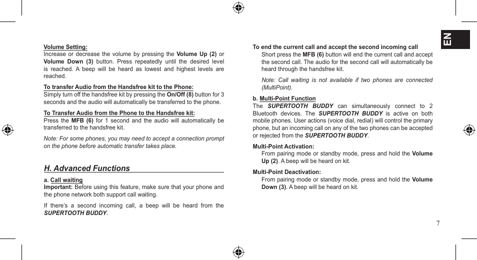 SUPERTOOTH BUDDY User Manual | Page 7 / 51