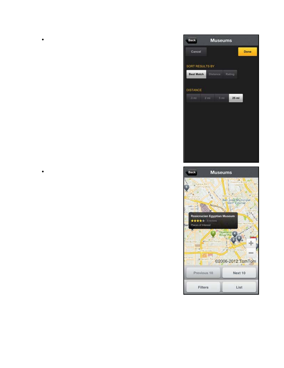 Telenav Scout v1.10 for iPhone (open market) User Manual | Page 44 / 69