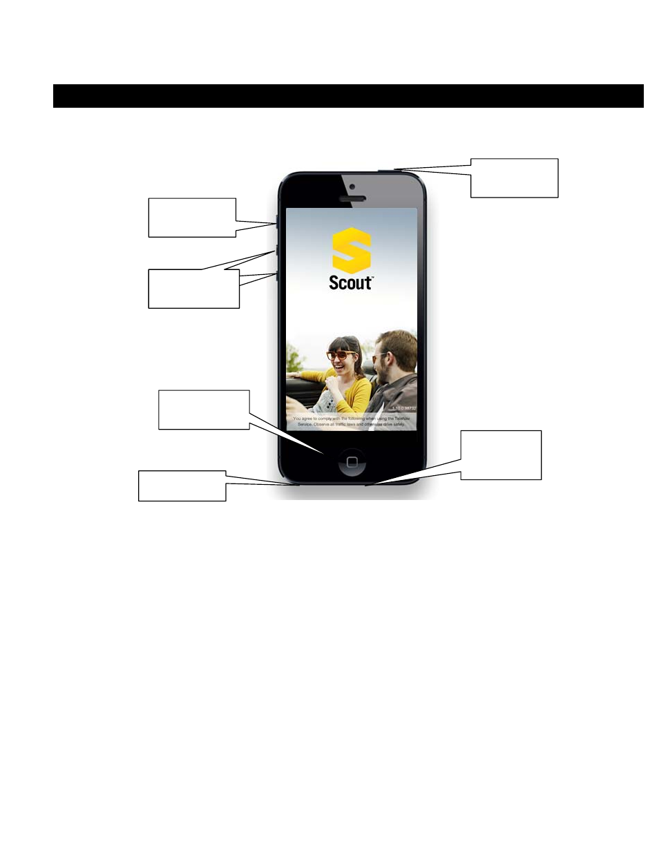 Device controls | Telenav Scout v1.10 for iPhone (open market) User Manual | Page 8 / 69
