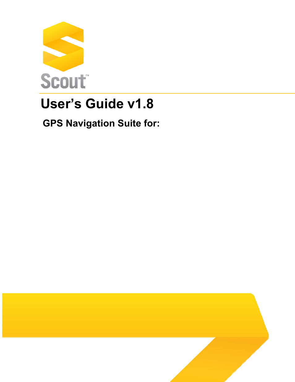 Telenav Scout v1.8 for iPhone (open market) User Manual | 67 pages