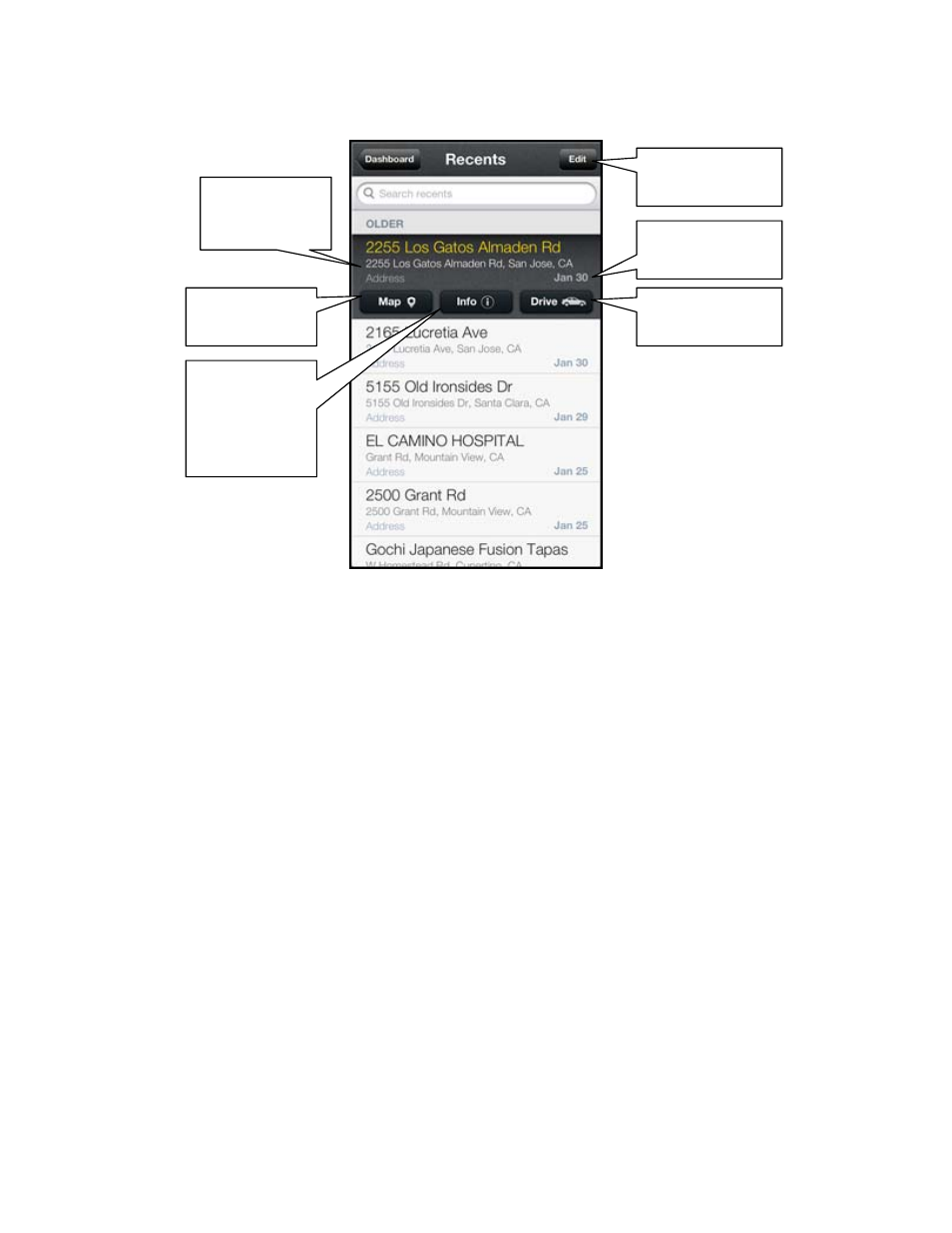 Telenav Scout v1.8 for iPhone (open market) User Manual | Page 21 / 67