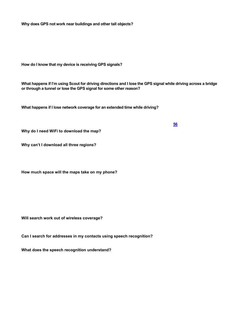Telenav Scout v1.8 for iPhone (open market) User Manual | Page 64 / 67