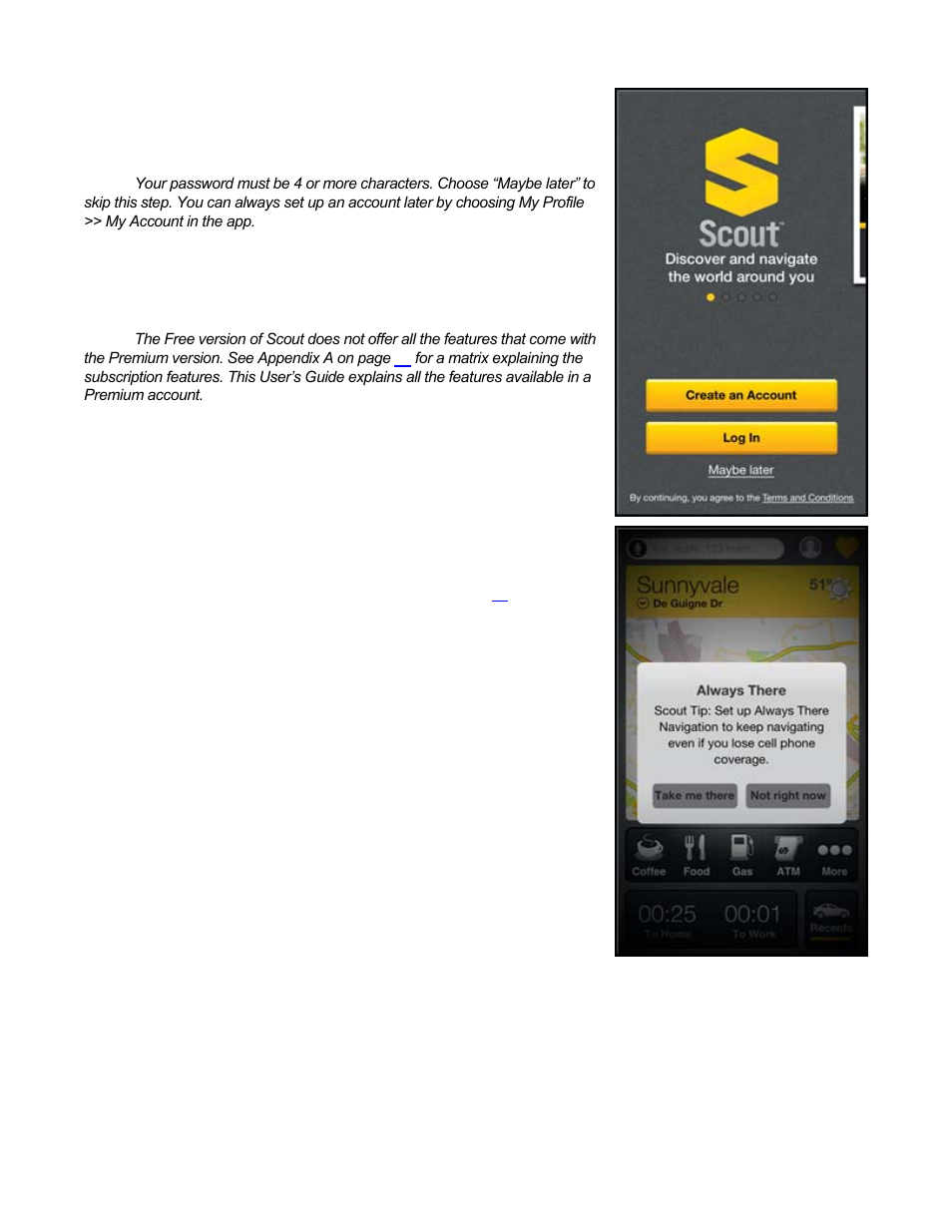 Telenav Scout v1.7 for iPhone (open market) User Manual | Page 11 / 65