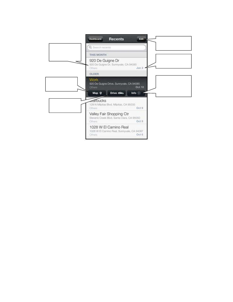 Telenav Scout v1.7 for iPhone (open market) User Manual | Page 20 / 65