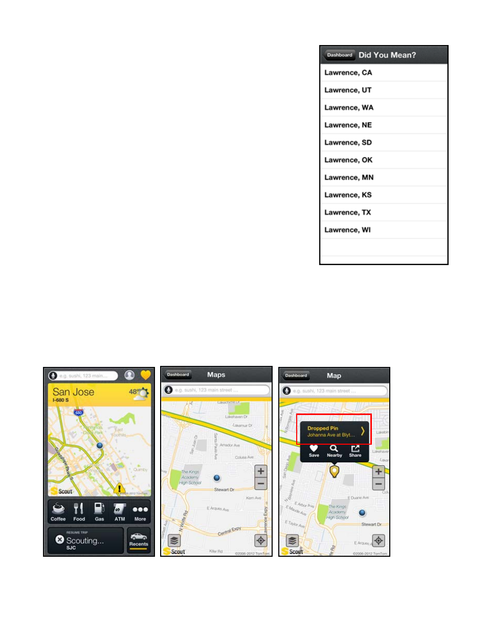 2 map | Telenav Scout v1.6 for iPhone (open market) User Manual | Page 15 / 65