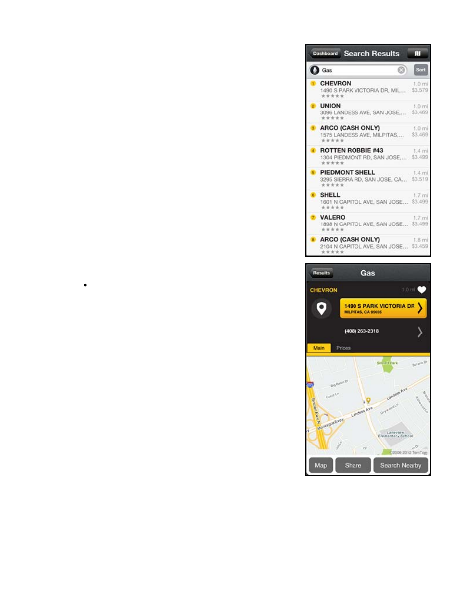 Telenav Scout v1.6 for iPhone (open market) User Manual | Page 46 / 65