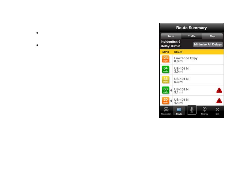 Telenav Scout v1.5 for iPhone (open market) User Manual | Page 63 / 120