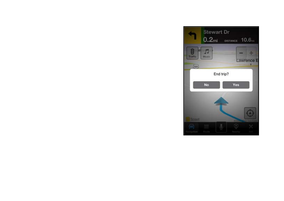 4 exit | Telenav Scout v1.5 for iPhone (open market) User Manual | Page 69 / 120
