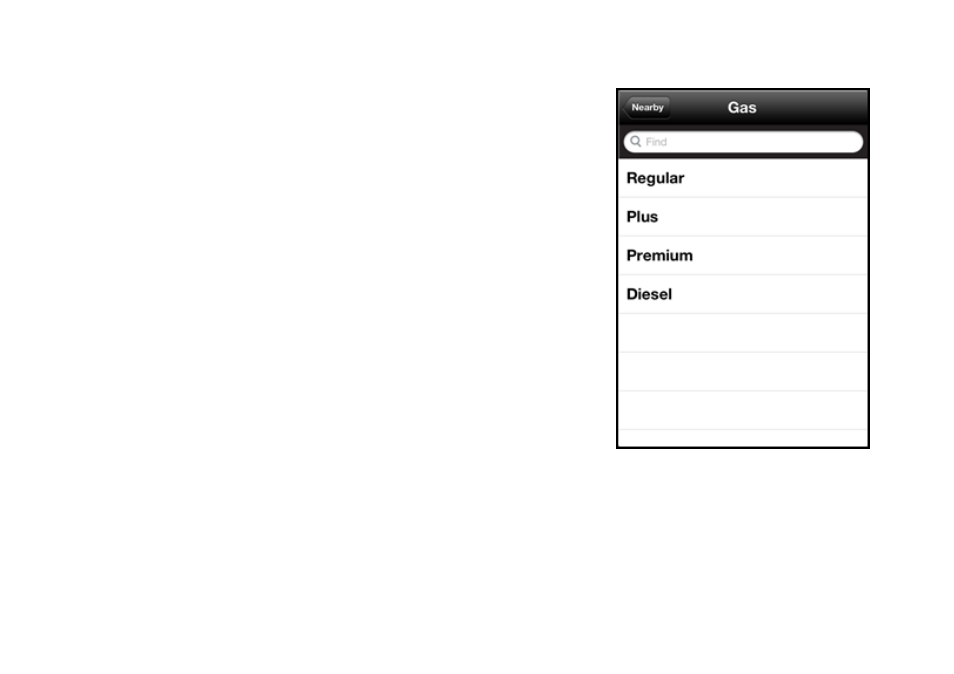 5 search for gas by price | Telenav Scout v1.5 for iPhone (open market) User Manual | Page 87 / 120