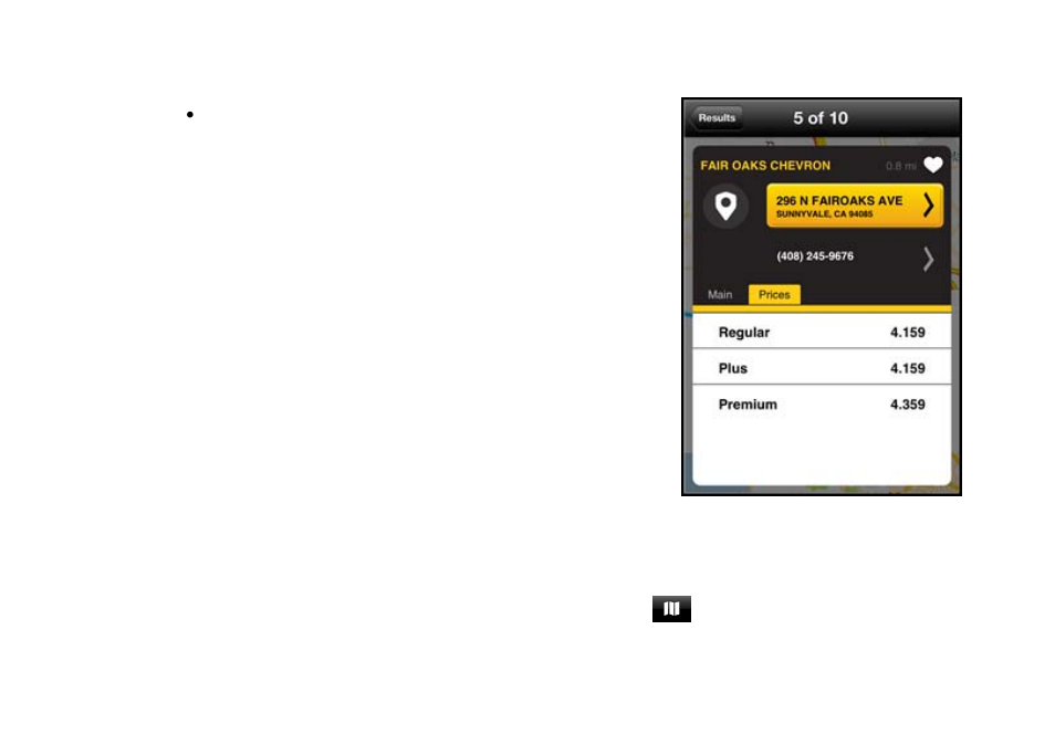 6 map results | Telenav Scout v1.5 for iPhone (open market) User Manual | Page 90 / 120