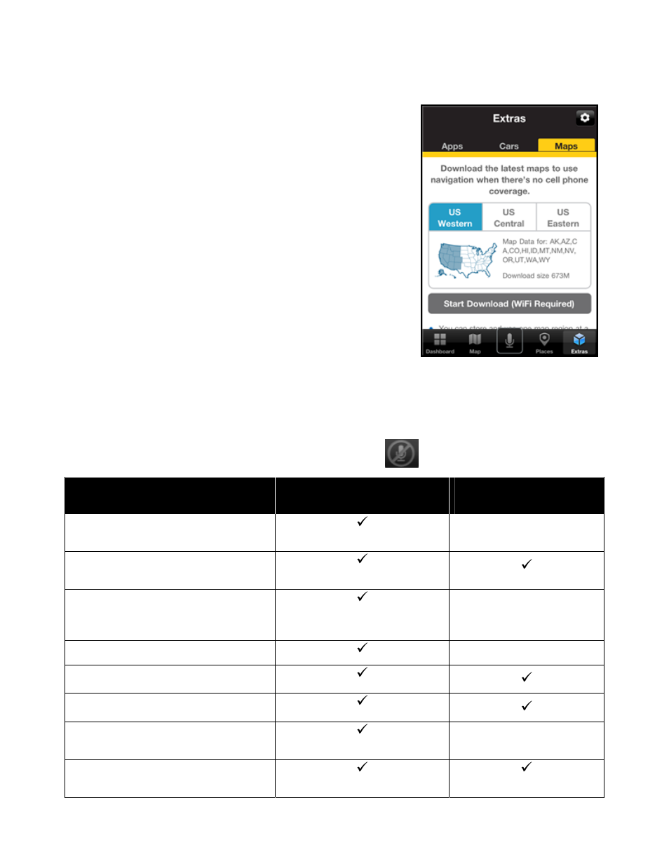 3 maps, 4 online vs. offline features | Telenav Scout v1.2 for iPhone (open market) User Manual | Page 103 / 131