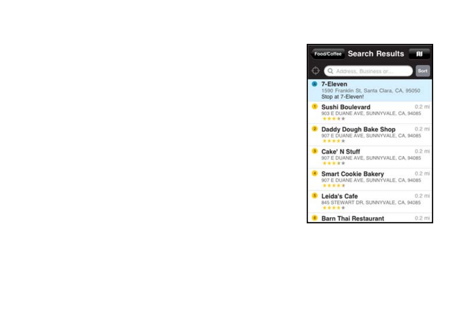 Telenav Scout v1.2 for iPhone (open market) User Manual | Page 83 / 131