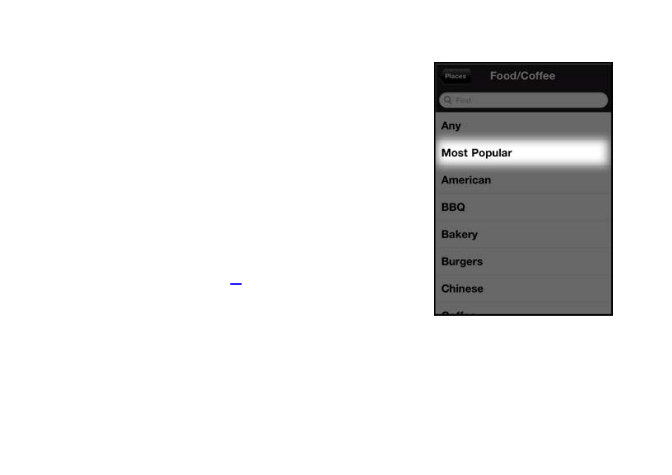 4 most popular category | Telenav Scout v1.2 for iPhone (open market) User Manual | Page 91 / 131