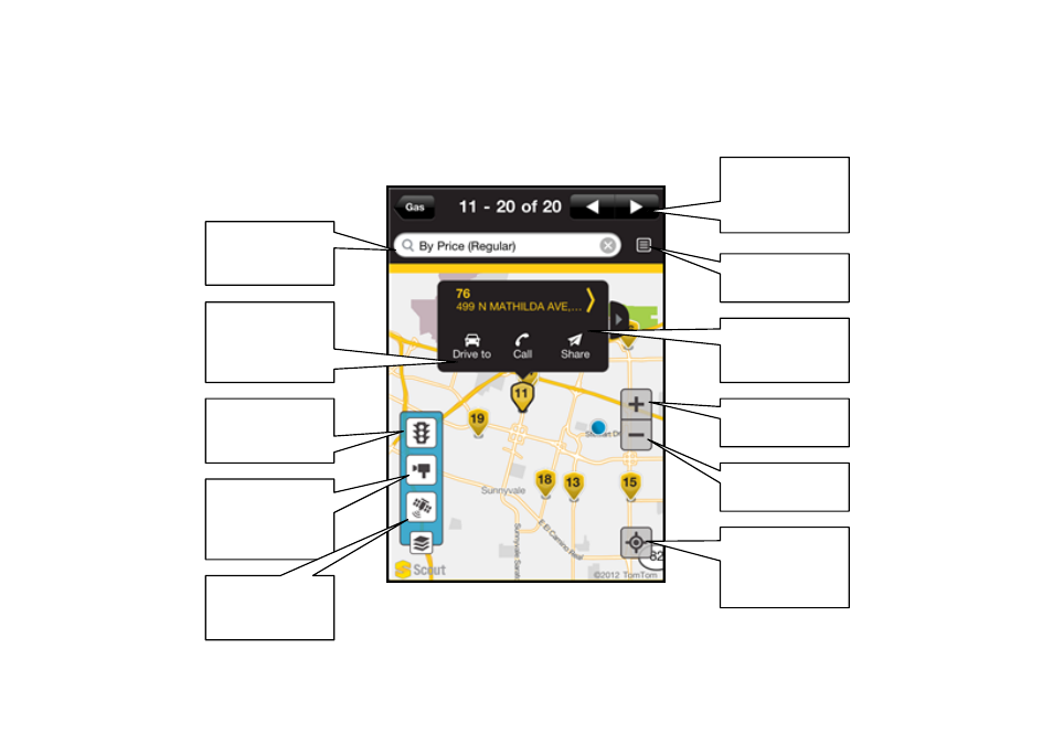 Telenav Scout v1.2 for iPhone (open market) User Manual | Page 96 / 131
