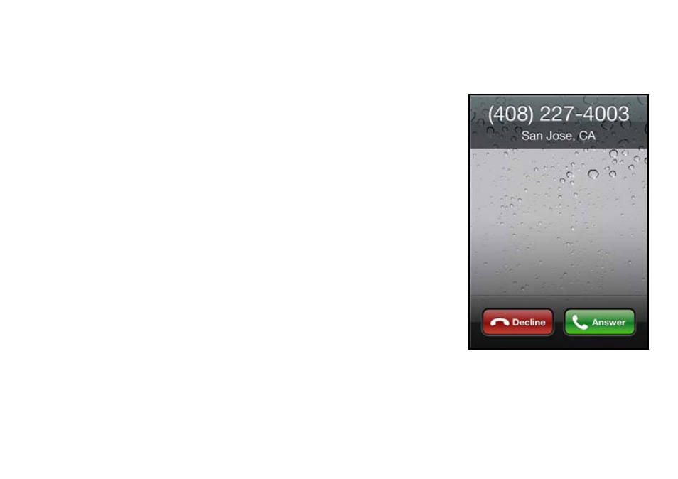 2 taking an incoming call | Telenav Scout v1.1 for iPhone (open market) User Manual | Page 112 / 129