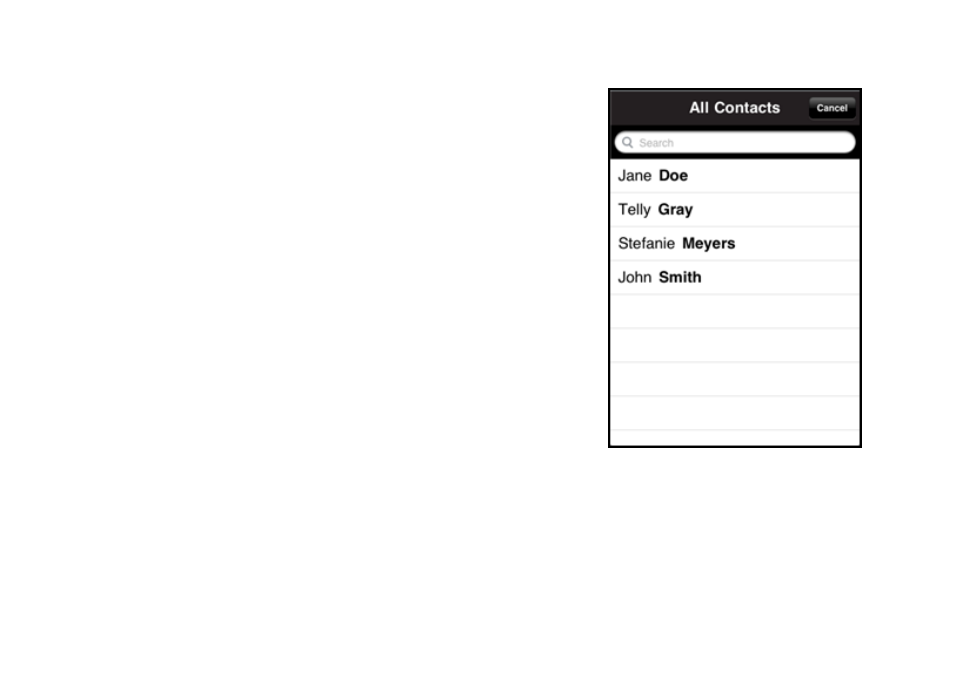 8 contacts | Telenav Scout v1.1 for iPhone (open market) User Manual | Page 41 / 129