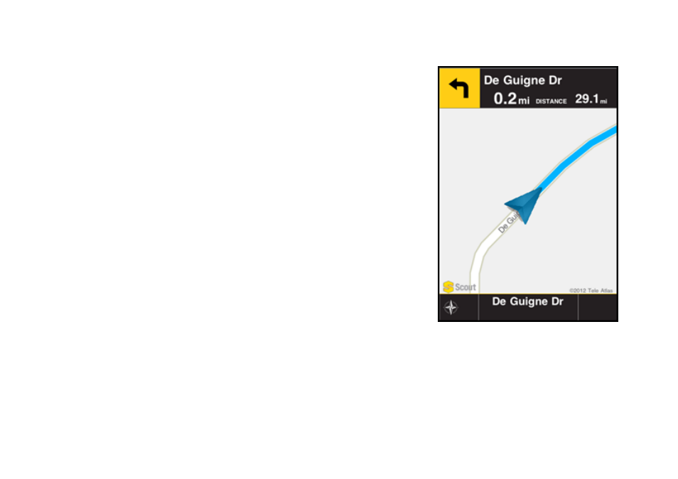 2 2d moving map | Telenav Scout v1.1 for iPhone (open market) User Manual | Page 52 / 129