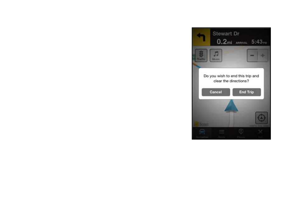 4 exit | Telenav Scout v1.1 for iPhone (open market) User Manual | Page 71 / 129