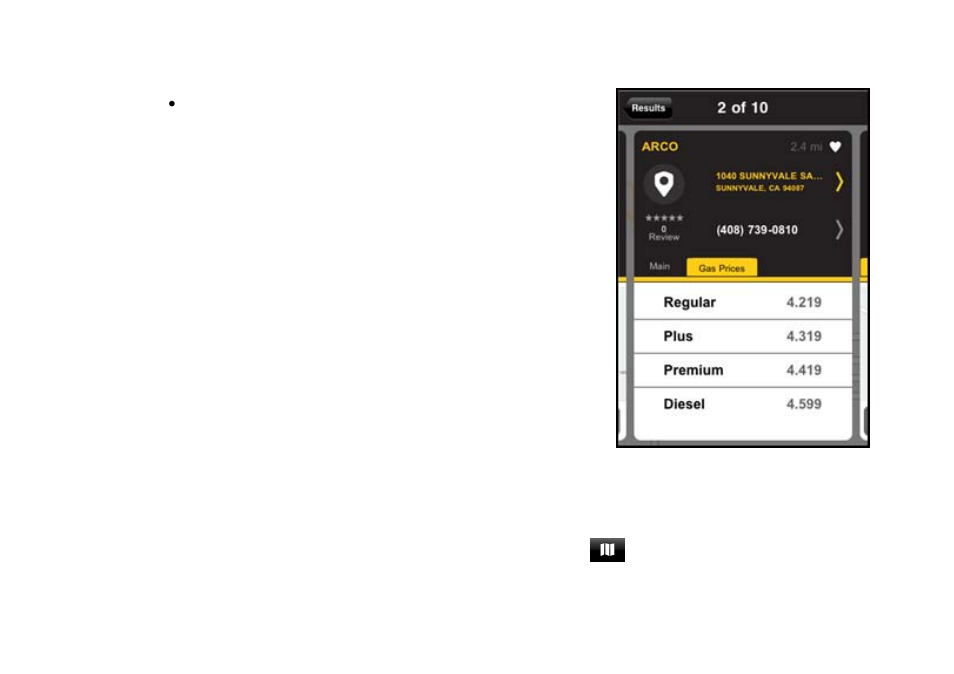 6 map results | Telenav Scout v1.1 for iPhone (open market) User Manual | Page 92 / 129