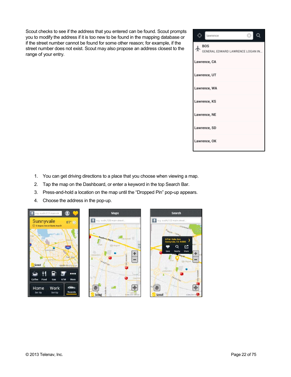 2 map | Telenav Scout v1.4 for Android User Manual | Page 22 / 75