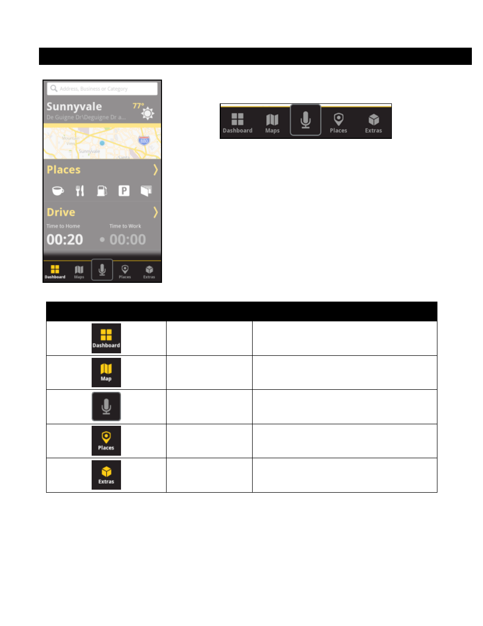 Toolbar | Telenav Scout v1.2 for Android User Manual | Page 19 / 87