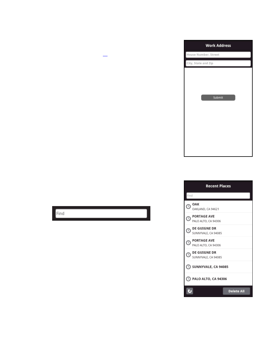 2 set up work, 3 recents | Telenav Scout v1.2 for Android User Manual | Page 23 / 87